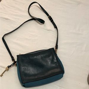 Fossil Crossbody Purse Blue